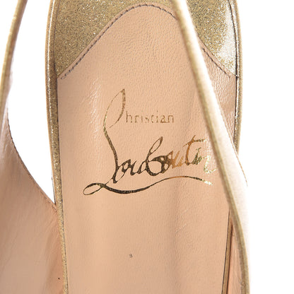 Christian Louboutin Metallic Patent No Prive 120 Pumps 41.5 Gold 9 of 12
