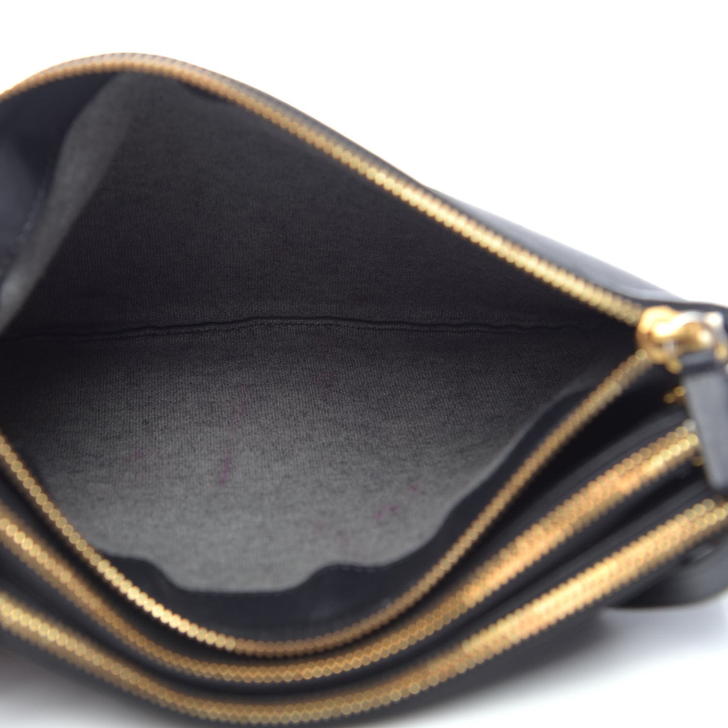 Lambskin Small Trio Crossbody Bag Black