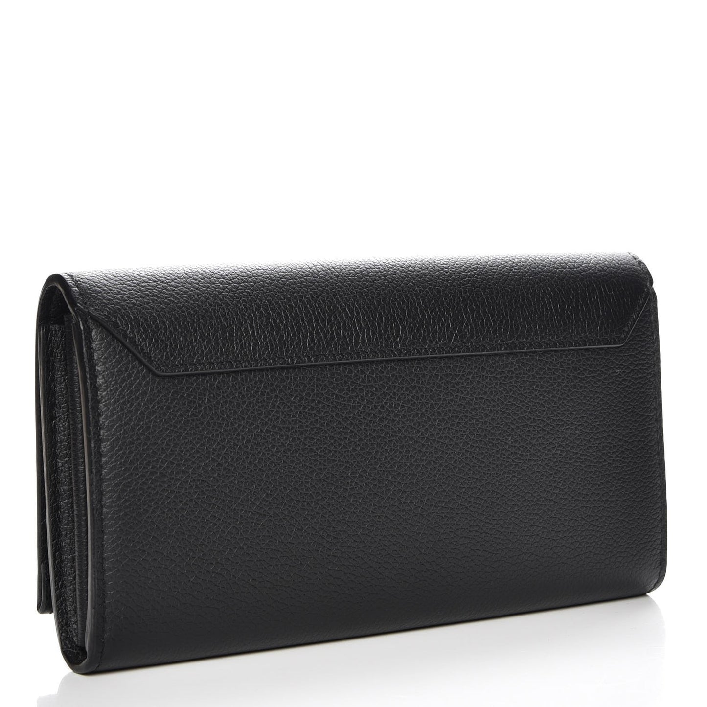 Calfskin Lockme II Wallet Black