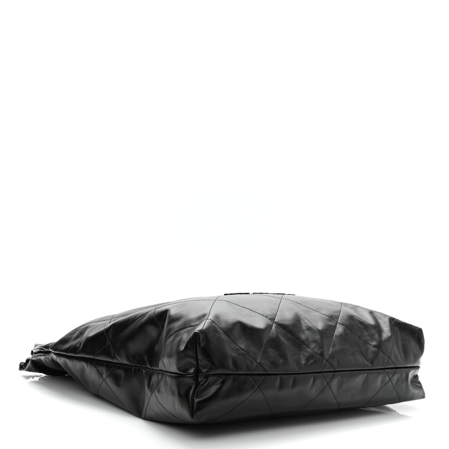 Chanel Shiny Calfskin Quilted Large Chanel 22 So Black 9 of 11