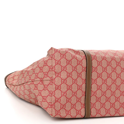 Gucci GG Supreme Monogram Large Nice Tote Red 9 of 10