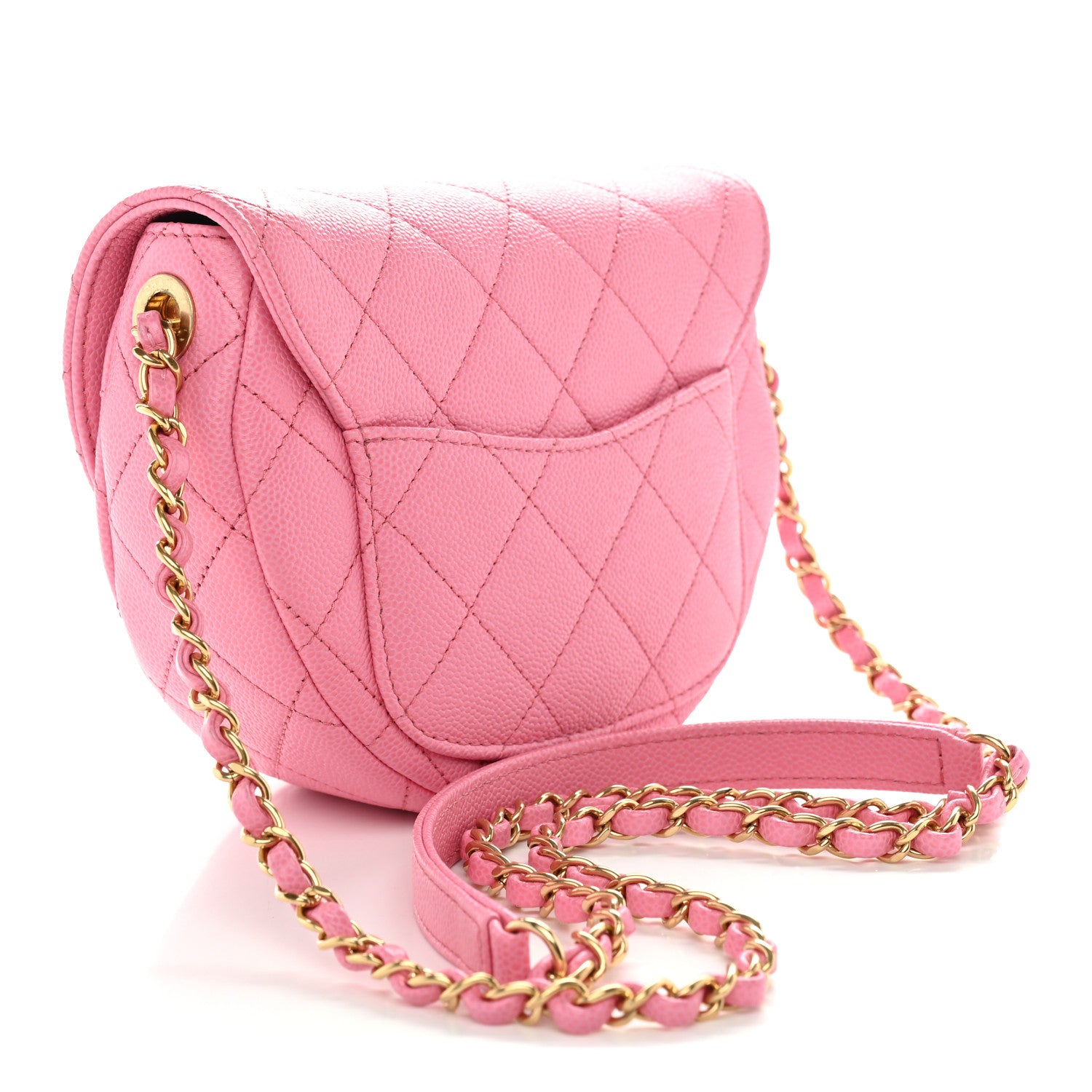 Chanel Caviar Quilted Mini Messenger Flap Light Pink 2 of 9