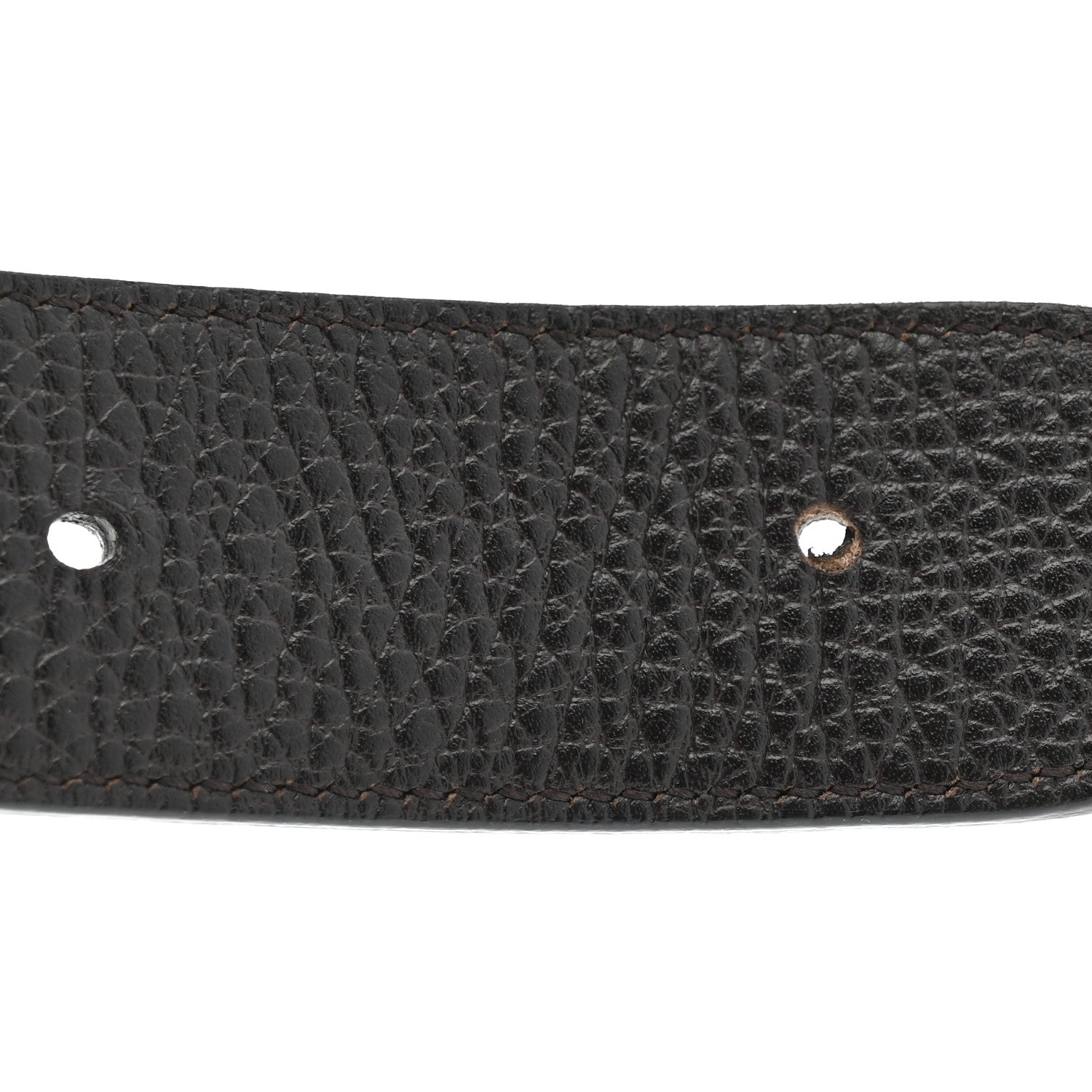 Gucci Calfskin Double G Reversible 85 34 Belt Black Cocoa 5 of 6
