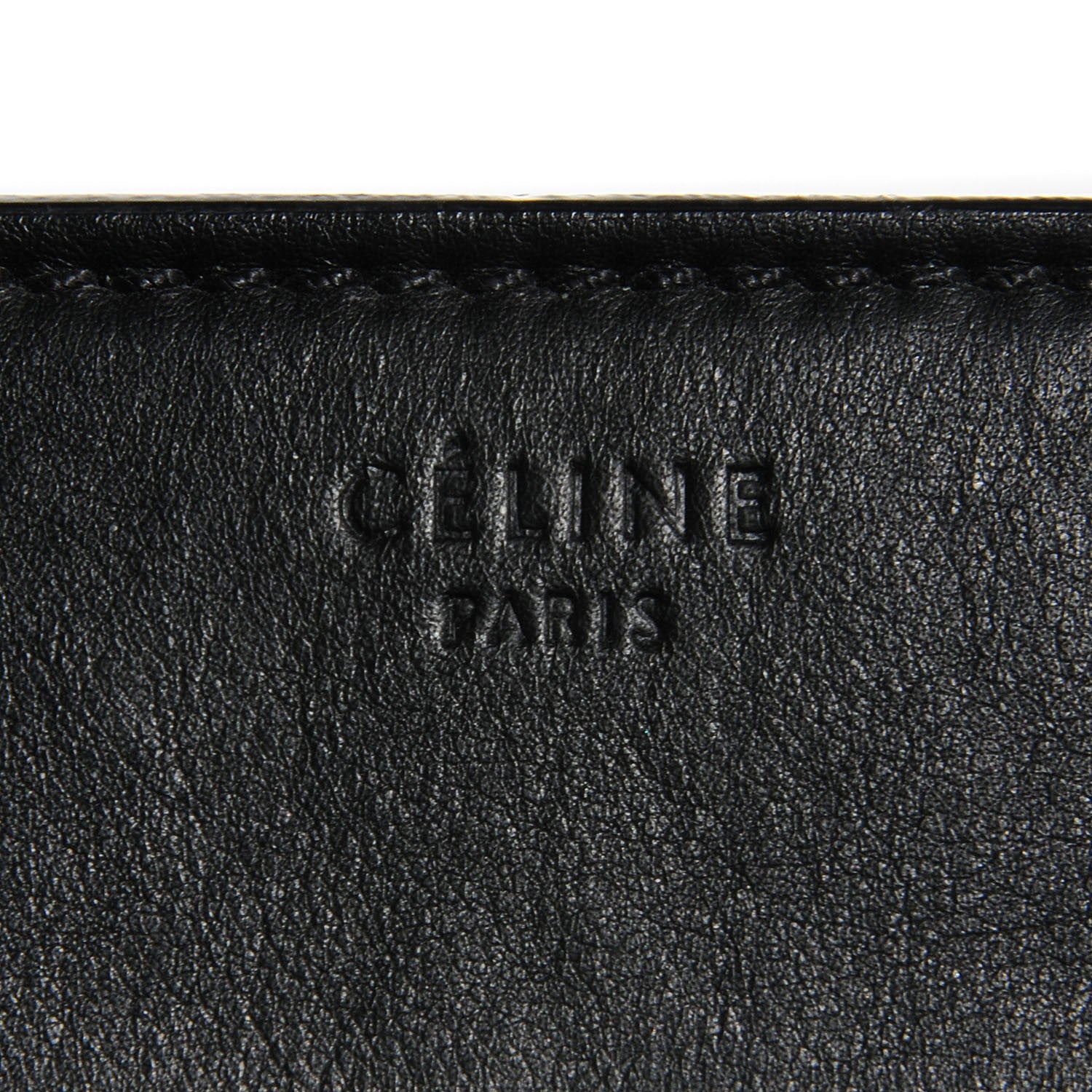 Celine Supple Calfskin Medium Phantom Luggage Black 6 of 8