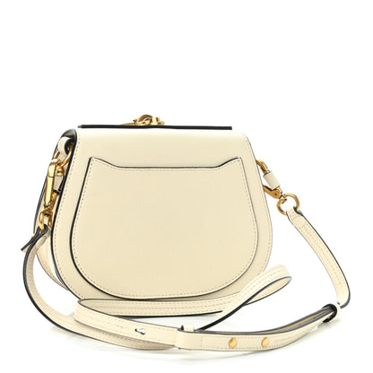 Chloe Calfskin Suede Small Nile Bracelet Bag Off White 3 of 14