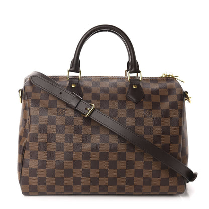 Louis Vuitton Damier Ebene Speedy Bandouliere 30 1 of 13