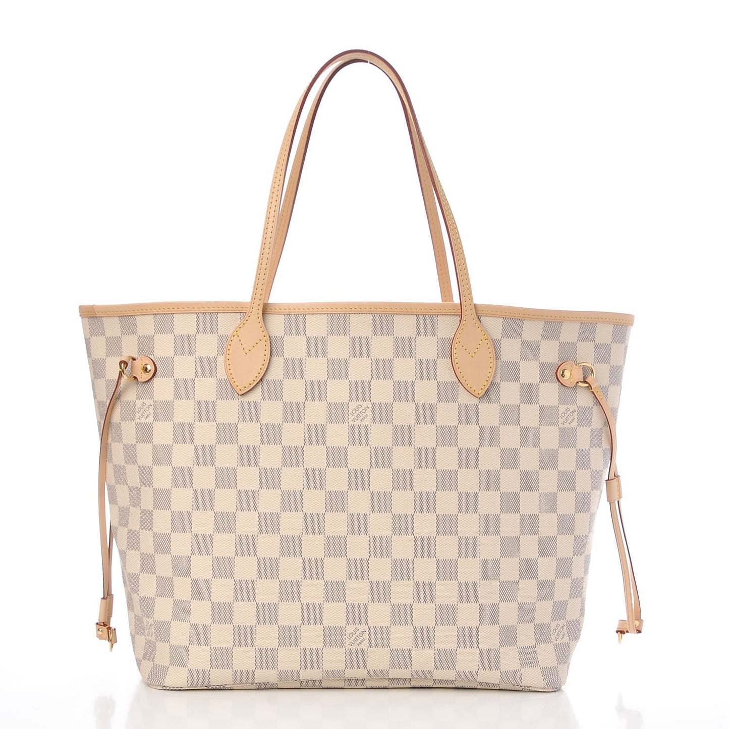Damier Azur Neo Neverfull MM Rose Ballerine