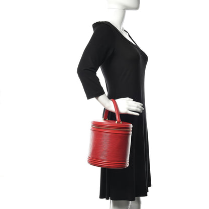 Louis Vuitton Epi Cannes Castillan Red 2 of 15