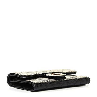 Chanel Caviar Quilted Flap Card Holder Black 3 of 6