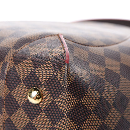 Louis Vuitton Damier Ebene Caissa Hobo Cherry 10 of 11