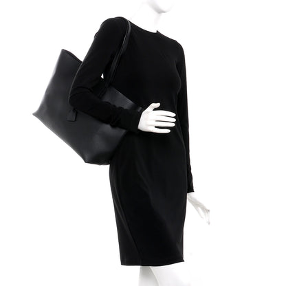 Saint Laurent Calfskin Large Shopping Tote Black 2 of 11