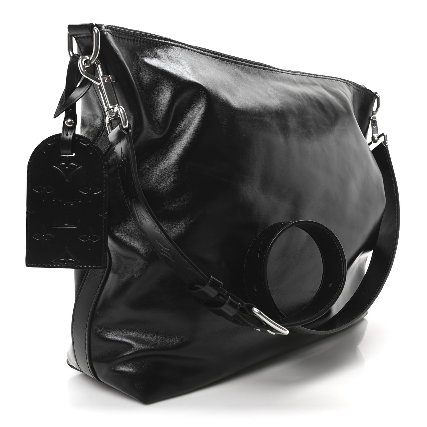 LV Night Calfskin Vagabond Hobo Black