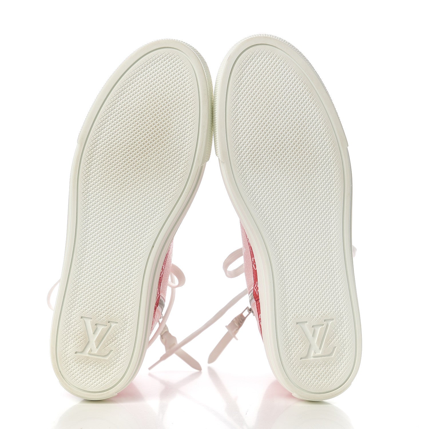Louis Vuitton Monogram Giant Stellar Sneaker Boots 40 Rose Rouge 5 of 10