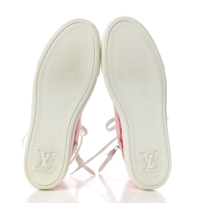 Louis Vuitton Monogram Giant Stellar Sneaker Boots 40 Rose Rouge 5 of 10