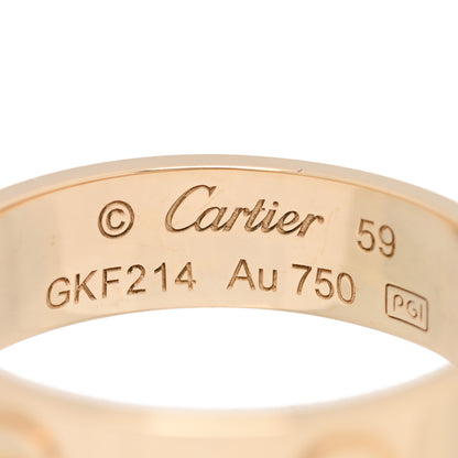 Cartier 18K Yellow Gold 5.5mm LOVE Ring 59 8.75 4 of 4