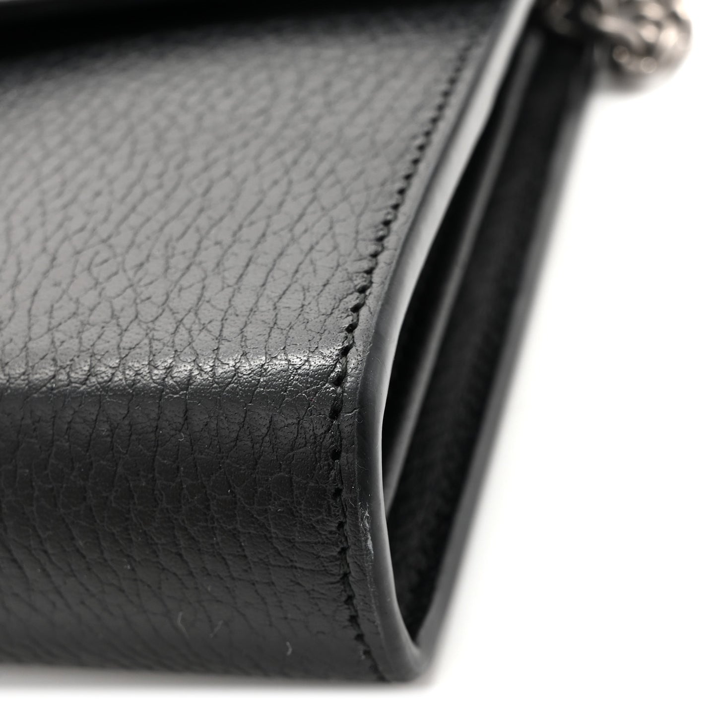 Calfskin Mini Dionysus Chain Wallet Black Black