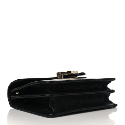 Gucci Dollar Calfskin Small Interlocking G Shoulder Bag Black 4 of 10