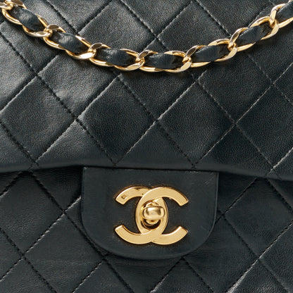 Chanel Lambskin Quilted Small Double Flap Black 10 of 12