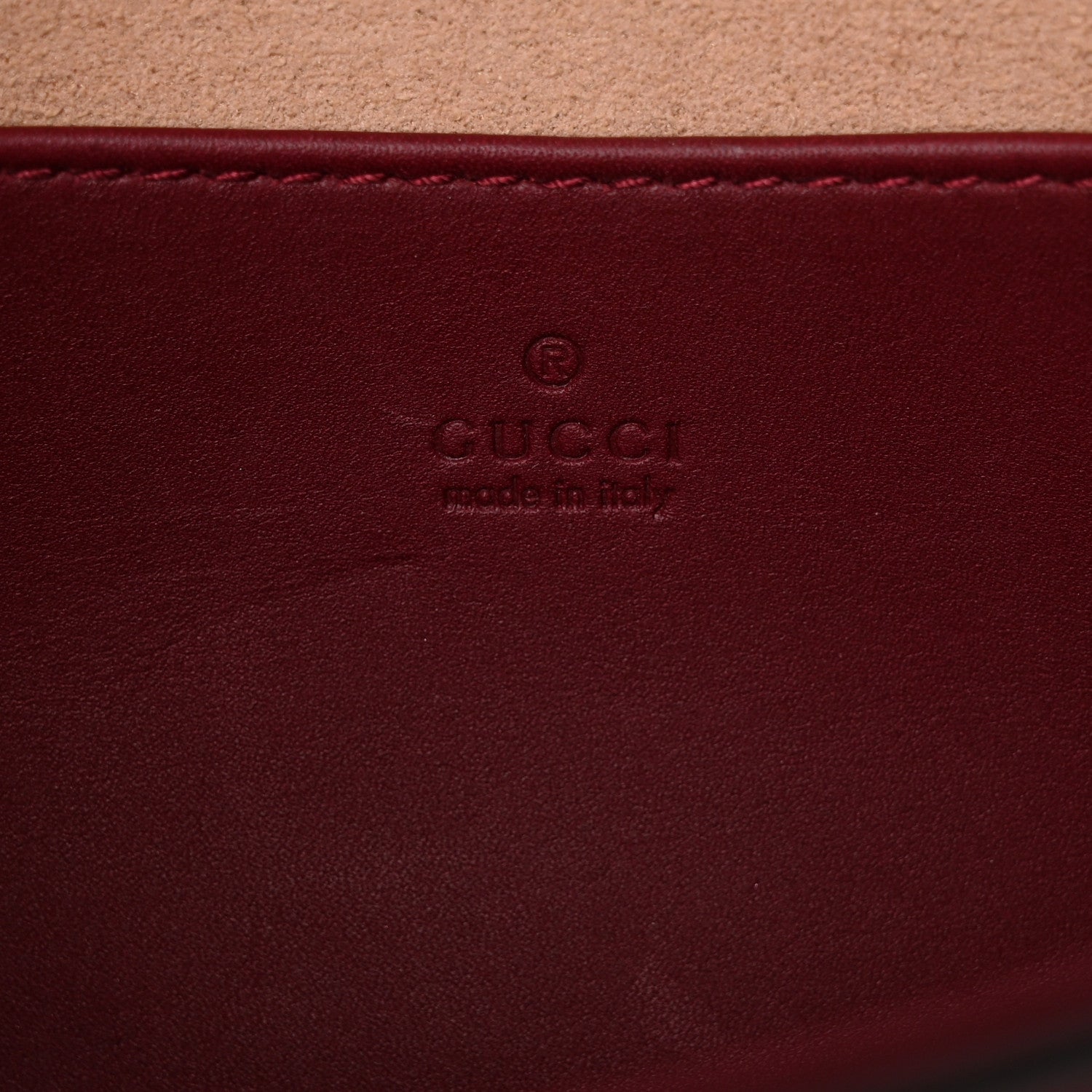 Gucci GG Supreme Monogram Azalea Calfskin Horsebit 1955 Mini Bag Beige Ebony Rosso Ancora 8 of 12