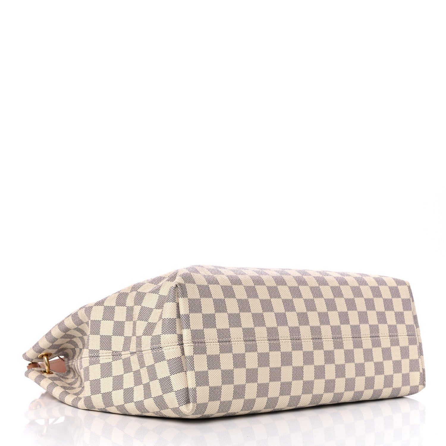 Louis Vuitton Damier Azur Graceful MM Rose Ballerine 4 of 16