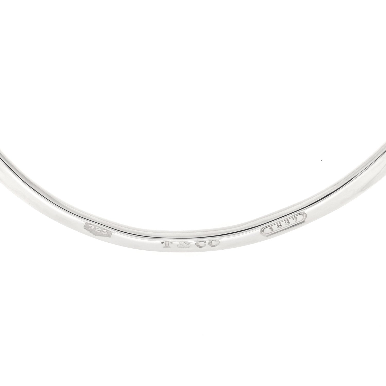 Tiffany Sterling Silver 1837 Collar Necklace 3 of 5