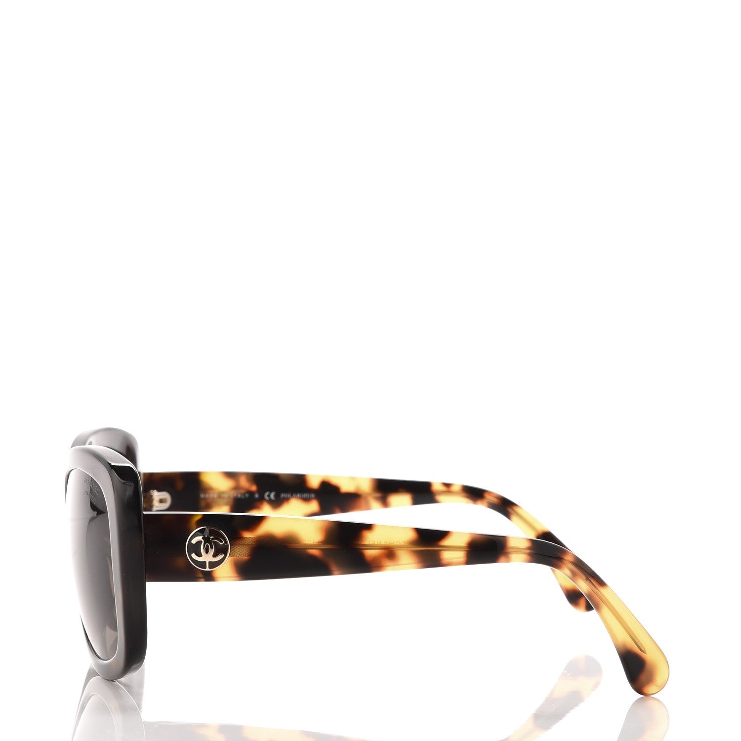 Chanel Acetate Polarized CC Sunglasses 5322 Marron Fonce 3 of 8