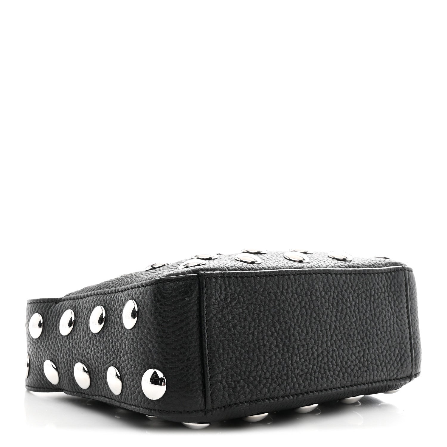 Khaite Pebbled Sport Calfskin Studded Small Elena Black 4 of 10