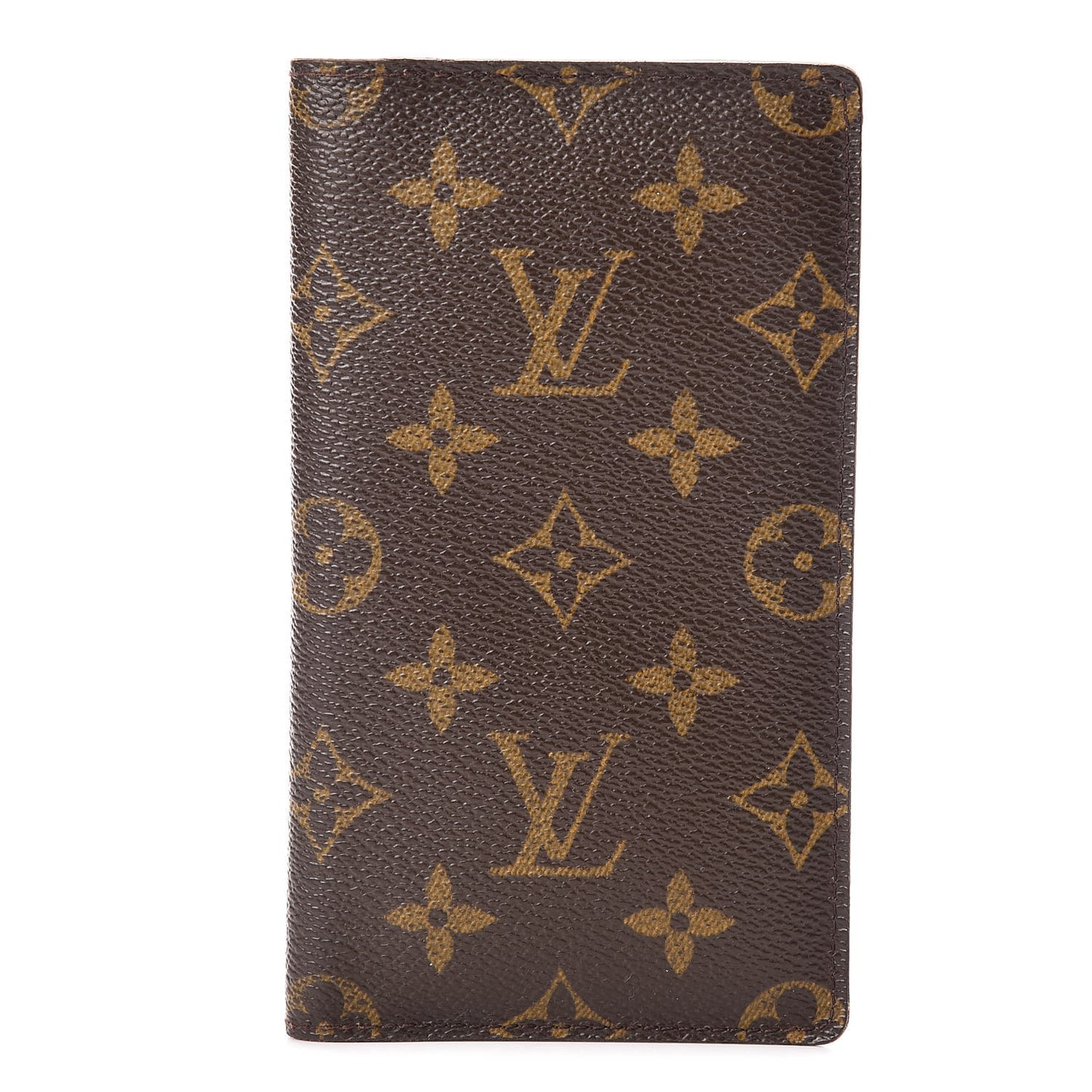 Monogram Checkbook Holder Case Wallet