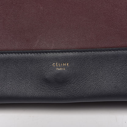 Celine Shiny Smooth Calfskin Medium Frame Shoulder Bag Steel Blue Plum 7 of 13