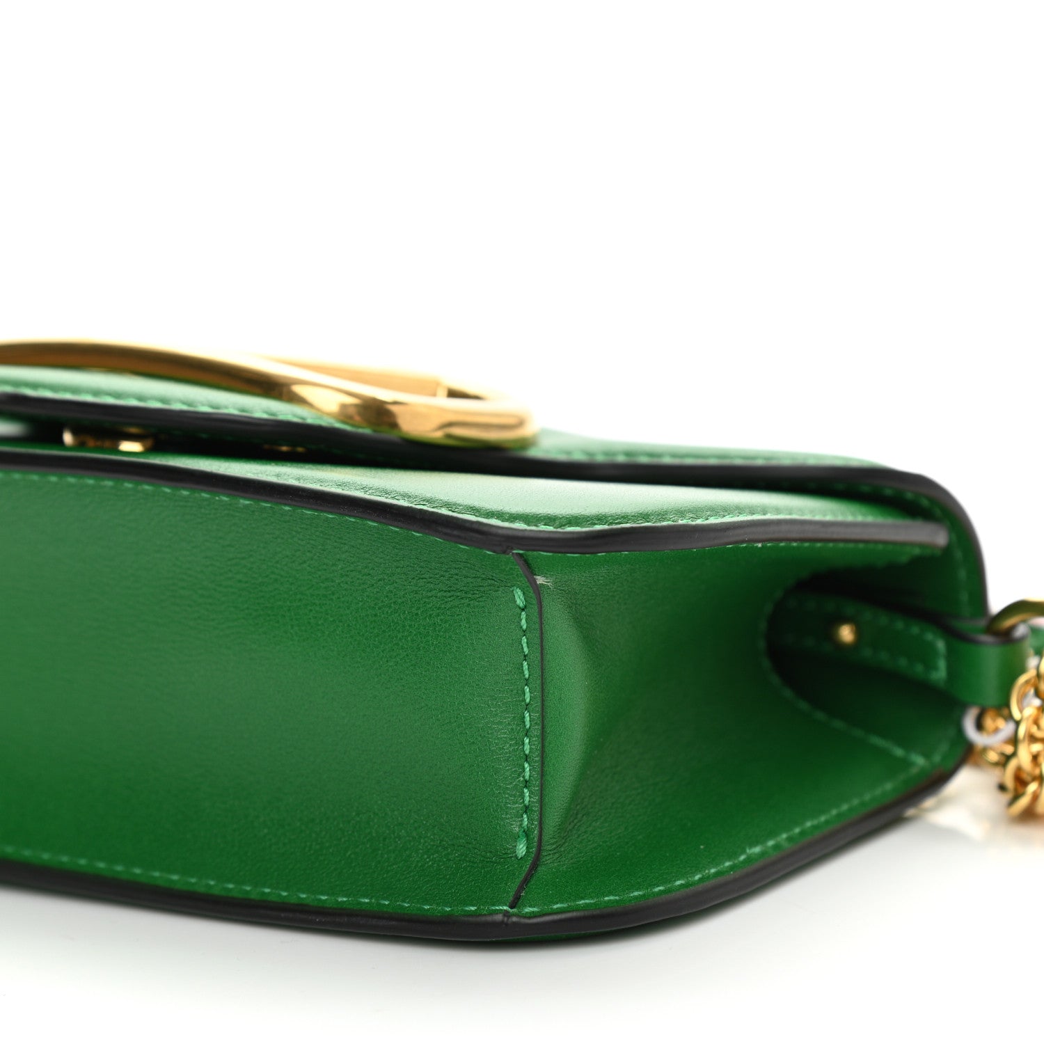 Valentino Garavani Calfskin Vlogo Small Loco Shoulder Bag Gea Green 10 of 10