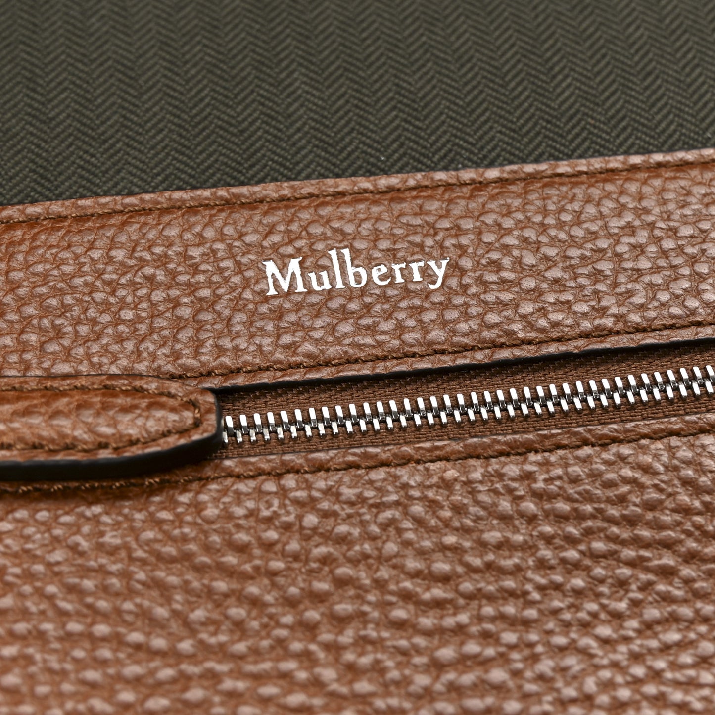 Calfskin Belgrave Document Portfolio Oak