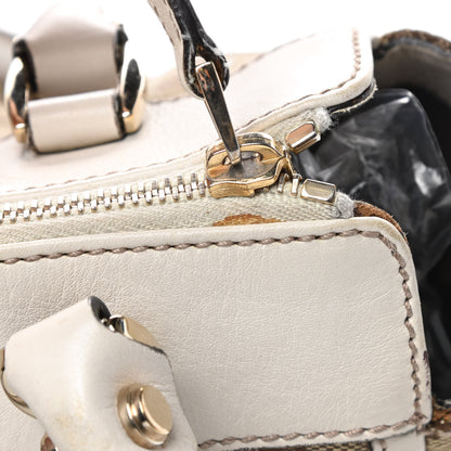 Gucci Monogram D Gold Ring Tote White 15 of 16