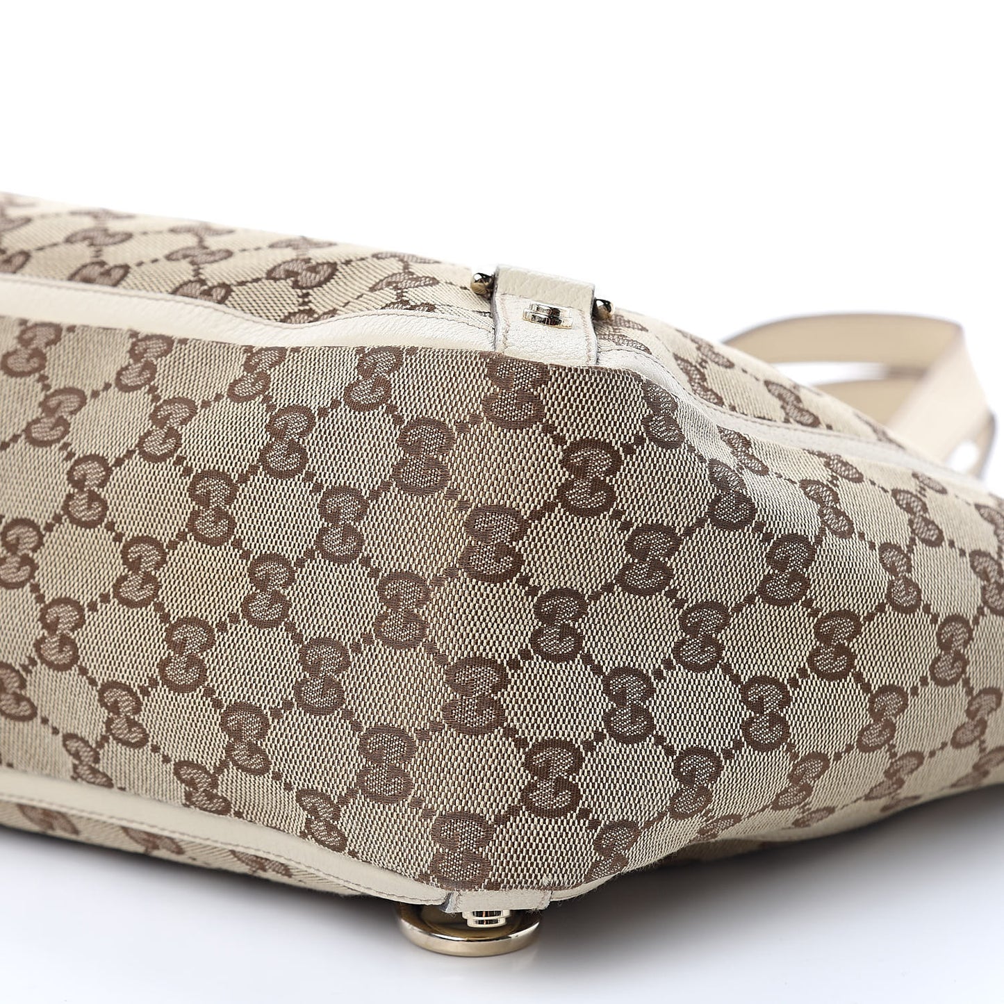 Monogram Large Abbey Tote Off White