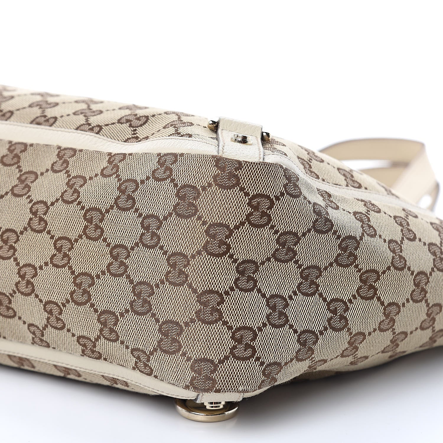 Gucci Monogram Large Abbey Tote Off White 9 of 12