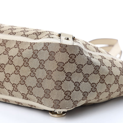 Gucci Monogram Large Abbey Tote Off White 9 of 12