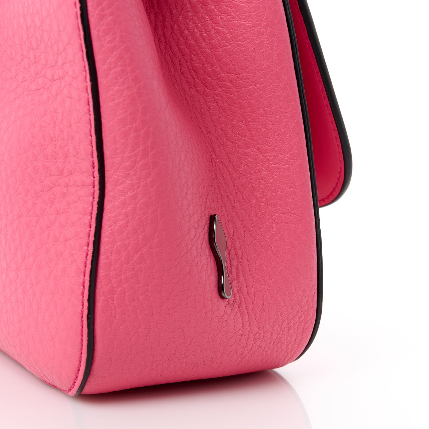 Calfskin Small Sweet Charity Shoulder Bag Pink