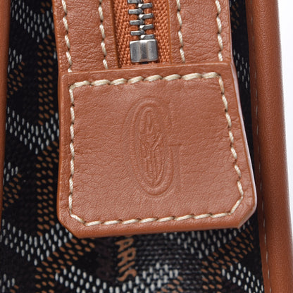 Goyard Goyardine Jouvence MM Toiletry Pouch Black Gold 6 of 8