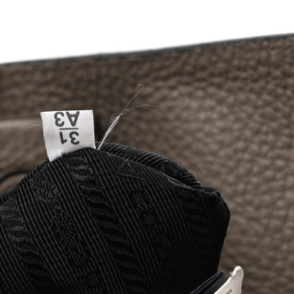 Prada Vitello Daino Soft Hobo Messenger Bag Argilla 7 of 10