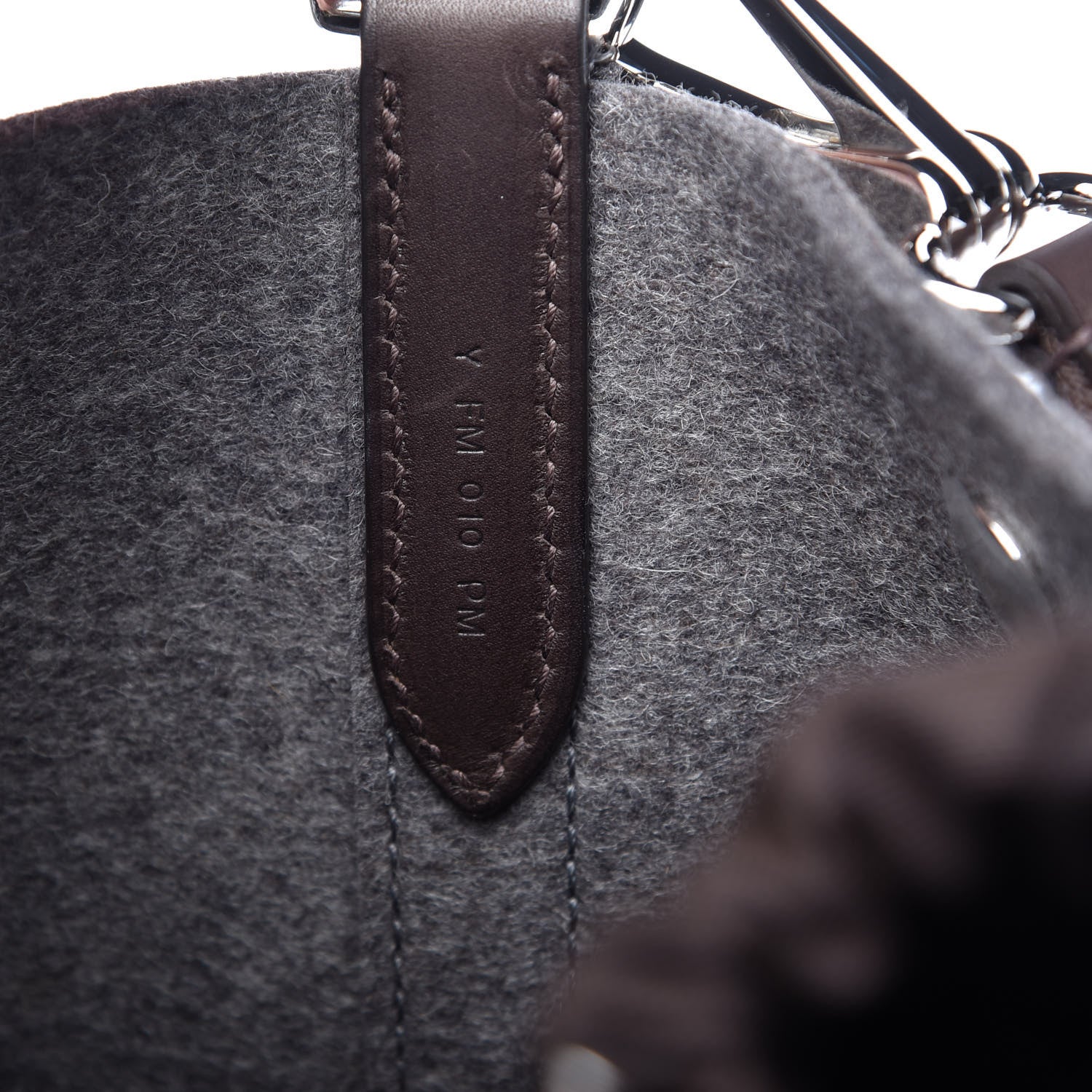 Hermes Felt Sac De Pansage Groom Bag Acier 11 of 13