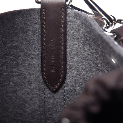 Hermes Felt Sac De Pansage Groom Bag Acier 11 of 13