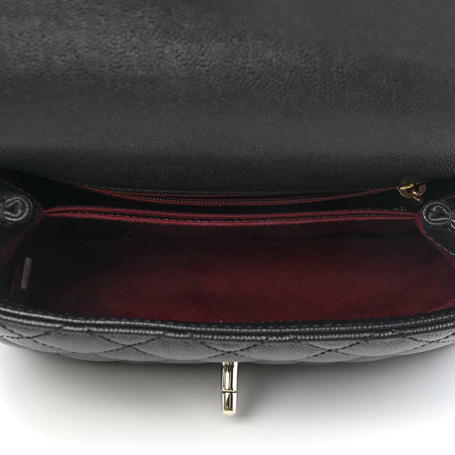 Chanel Caviar Quilted Mini Coco Handle Flap Black 5 of 9