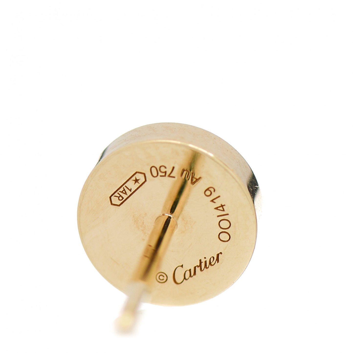 18K Yellow Gold LOVE Earrings