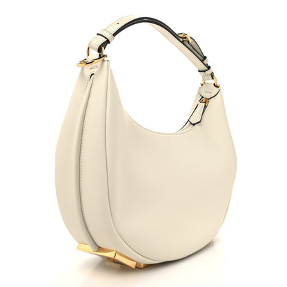 Fendi Vitello Grace Matte Small Fendigraphy Hobo Bag White Ice 3 of 11