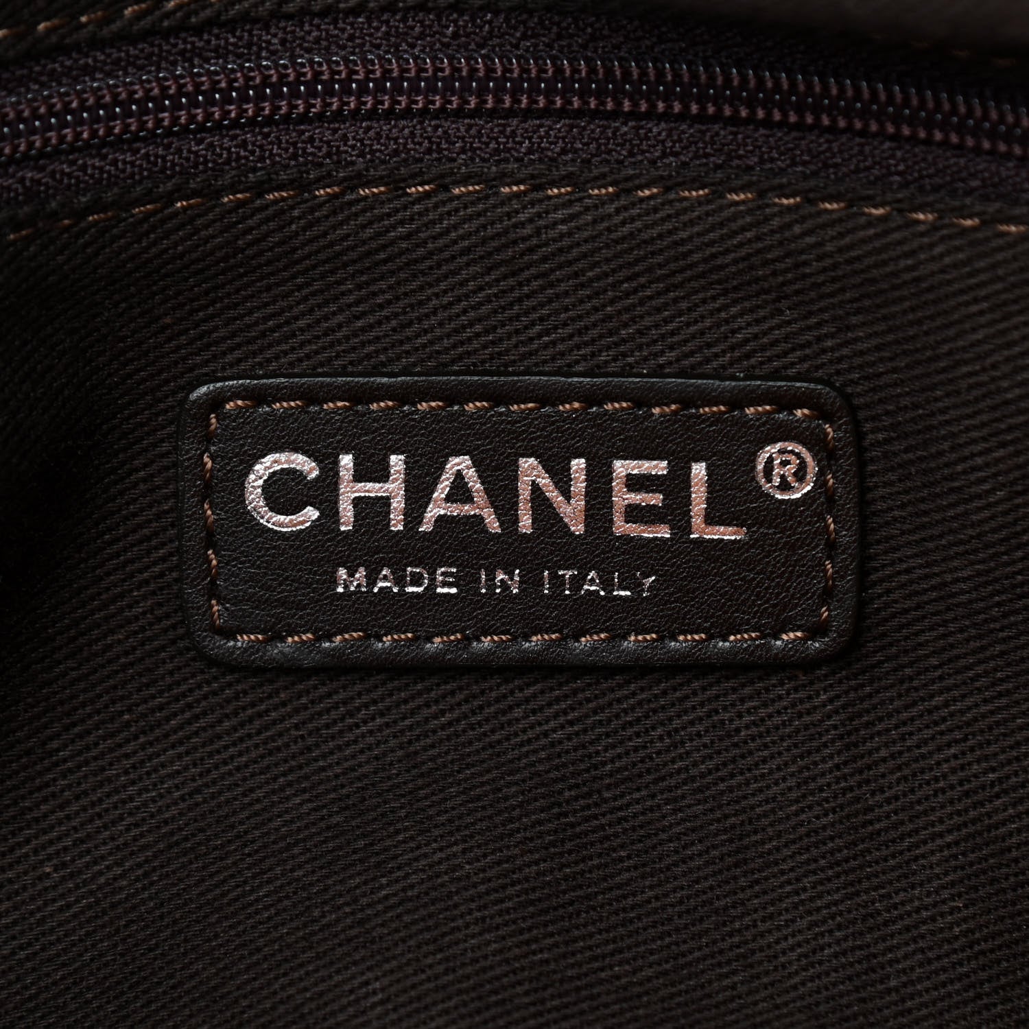 Chanel Calfskin Stitched Bowler Light Brown 5 of 11