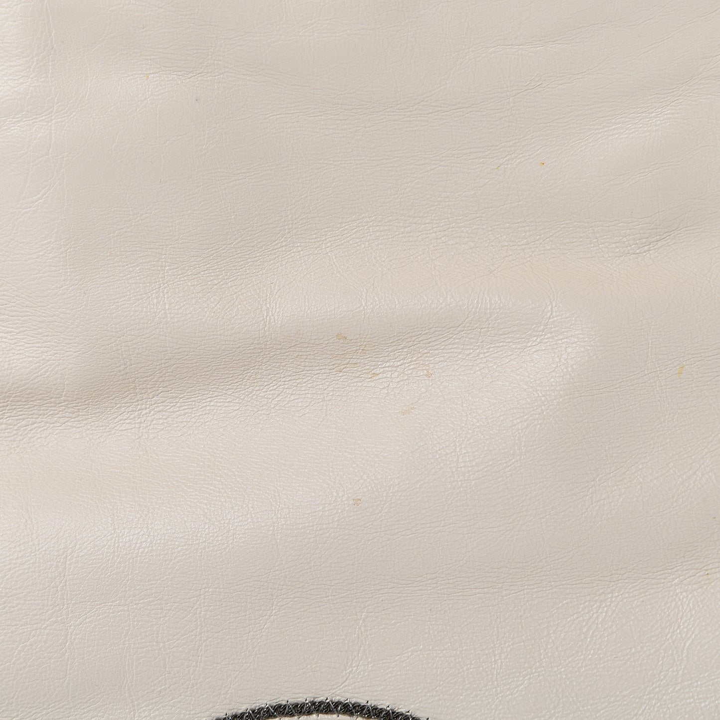 Calfskin Soho CC Shopper Tote White