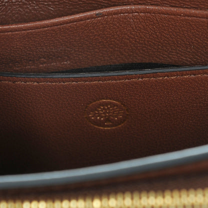 Mulberry Natural Grain Leather Small Continental French Purse Wallet Oak 7 of 10