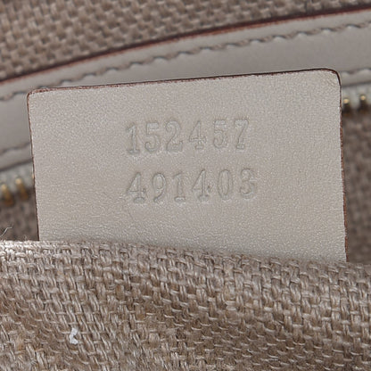 Gucci Guccissima Suede Small Charmy Boston Off White 7 of 7