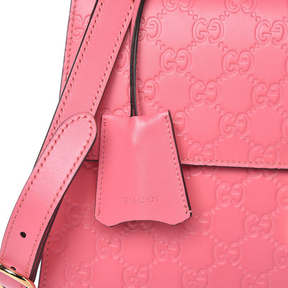 Gucci Guccissima Signature Medium Padlock Top Handle Bag Flush 8 of 8