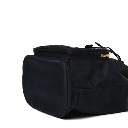 Prada Saffiano Tessuto Nylon Mini Bucket Crossbody Bag Navy 9 of 14