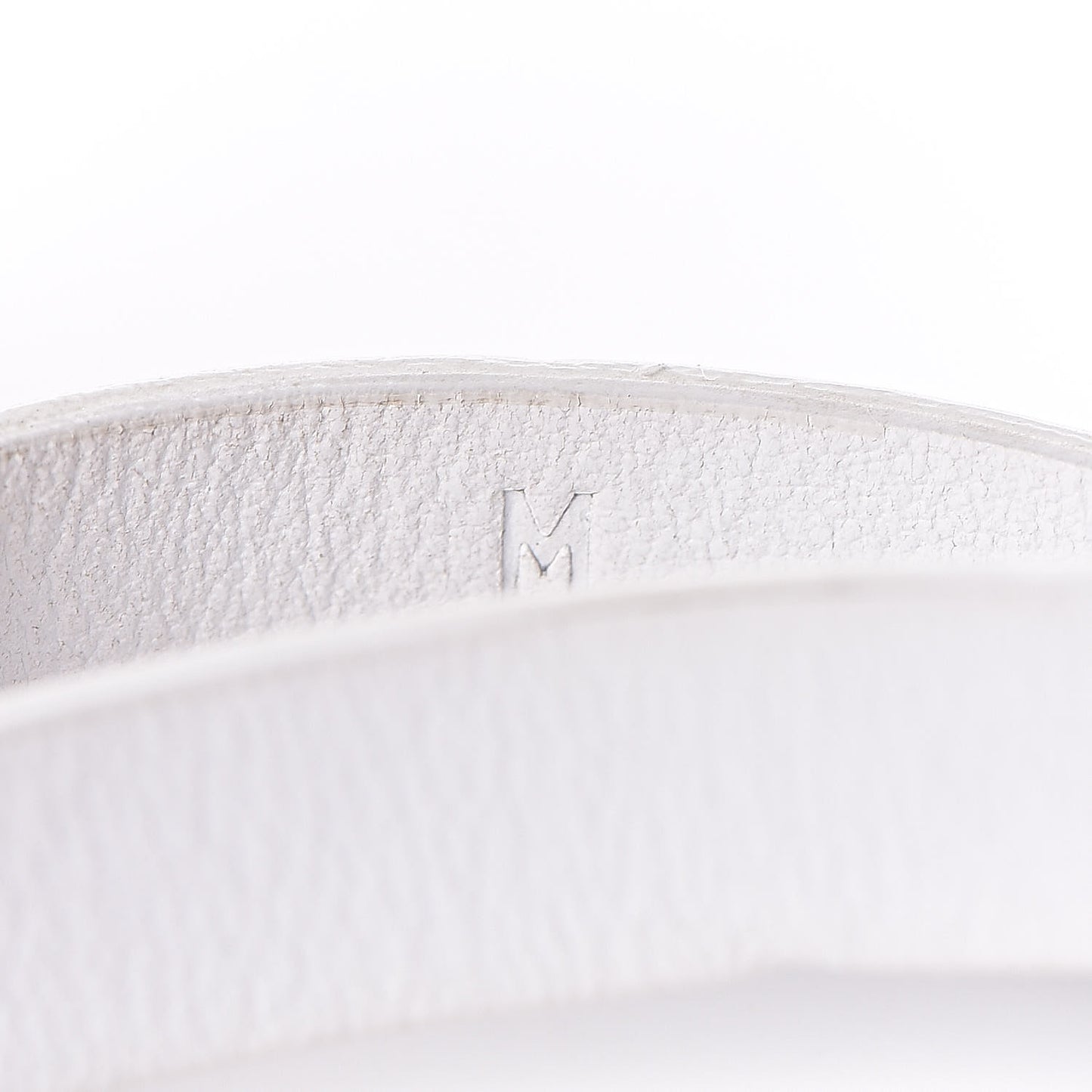 Calfskin Pearl Double Bracelet M White